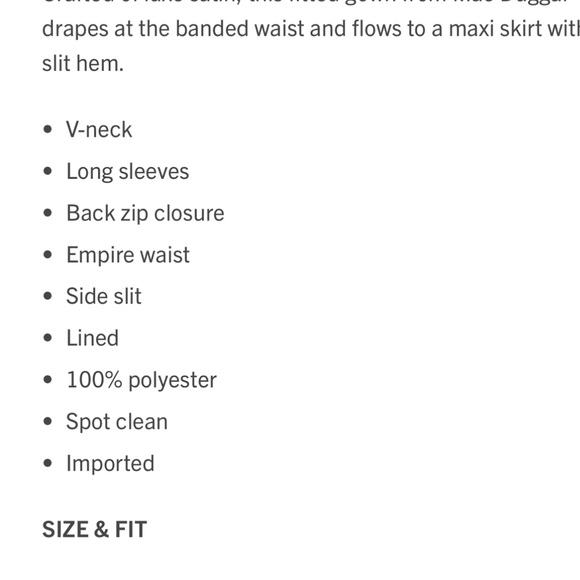 MAC DUGGAL SZ 20W LONG SLEEVE A-LINE SILHOUETTE DRESS NWT - Picture 3 of 3